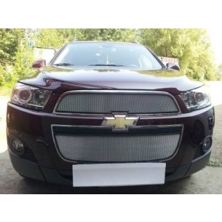 Защитная сетка на решетку радиатора хромированная CHEVROLET Captiva