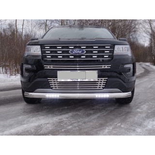 Решетка радиатора нижняя d16 мм FORD Explorer с 2016 года