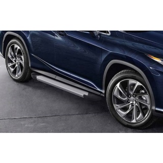 Пороги алюминиевые SILVER Lexus RX 200t / 350 / 450h (Лексус RX 200t / 350 / 450h) с 2015 года