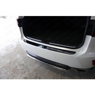 Накладка на задний бампер (лист зеркальный) Lexus RX 200t / 350 / 450h (Лексус RX 200t / 350 / 450h) с 2015 года