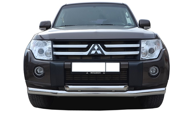 Защита бампера Mitsubishi Pajero Sport 3 купить в Москве, цена Mitsubishi Pajero Sport 3