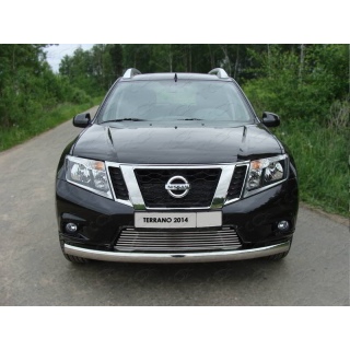 Решетка радиатора 12 мм NISSAN Terrano (Ниссан Террано) с 2014 г.