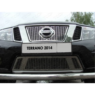 Решетка радиатора верхняя (лист) NISSAN Terrano (Ниссан Террано) с 2014 г.