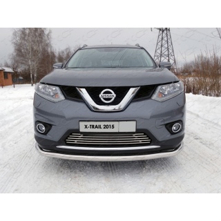 Решетка радиатора нижняя d12 мм NISSAN X-Trail (Ниссан Х-Трейл) с 2015 года