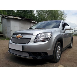 Защитная сетка на решетку радиатора хромированная средняя CHEVROLET Orlando