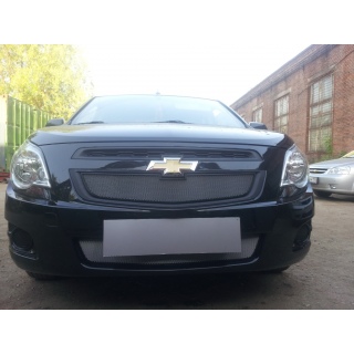 Защитная сетка на решетку радиатора хромированная нижняя CHEVROLET Cobalt