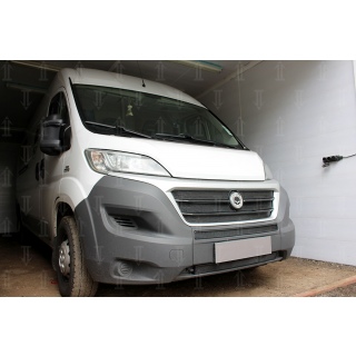 Решетка радиатора черная нижняя (2 части) FIAT Ducato