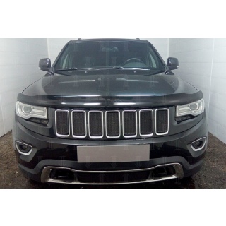 Решетка радиатора черная (низ) Jeep Grand Cherokee IV (WK2) (кроме SRT8) с 2013 по 2018 год