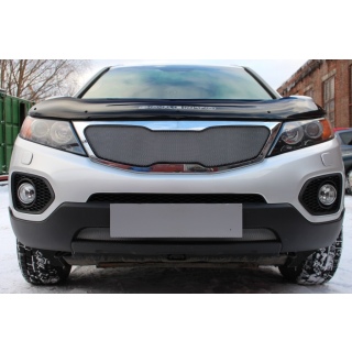 Решетка радиатора хромированная (низ) KIA Sorento (КИА Соренто) с 2009 по 2012 год выпуска