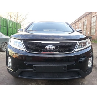 Решетка радиатора черная (низ) KIA Sorento (КИА Соренто) с 2012 года выпуска