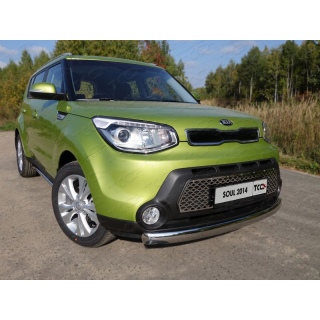 Решетка радиатора лист (треугольник) KIA Soul (КИА Сол) с 2014 по 2016 год выпуска