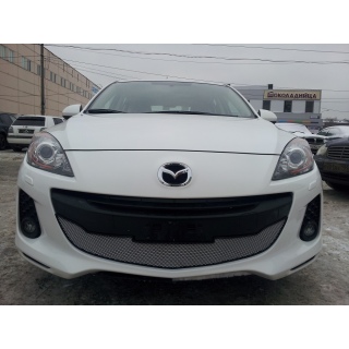 Защита радиатора хромированная MAZDA 3 (Мазда 3) с 2011 по 2013 год