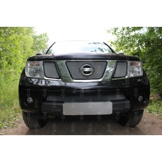 Решетка радиатора хромированная (верх-3 части) NISSAN Pathfinder III 2004-2010 Navara III (D40) 2005-2010