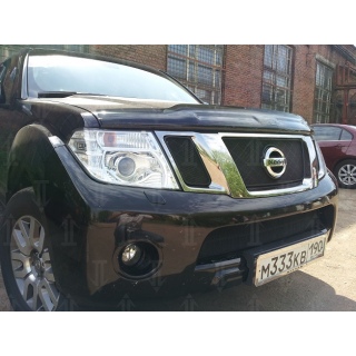 Решетка радиатора черная (низ) Nissan Pathfinder (NAVARA) 2011-2012 Nissan Pathfinder (NAVARA) 2012-2014  