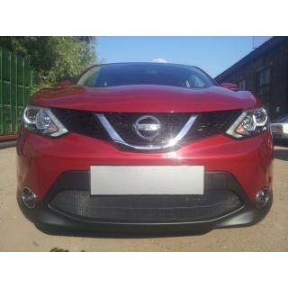 Решетка радиатора черная NISSAN Qashqai (Ниссан Кашкай) с 2014 года 