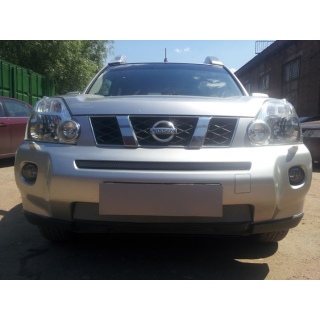 Решетка радиатора хромированная (середина) NISSAN X-Trail (Ниссан Х-Трейл) с 2007 года выпуска