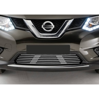 Решетка радиатора d10 мм NISSAN X-Trail (Ниссан Х-Трейл) с 2015 по 2018 года выпуска  