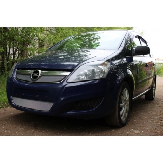 Решетка радиатора хромированная (низ) Opel Zafira (Опель Зафира) с 2008 года выпуска