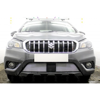 Решетка радиатора хромированная (низ) Suzuki SX4 (S-Cross) II рестайлинг с 2016 года выпуска