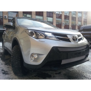 Решетка радиатора хромированная (низ) TOYOTA Rav-4 (Тойота Рав-4) с 2013 года (Стандарт) 