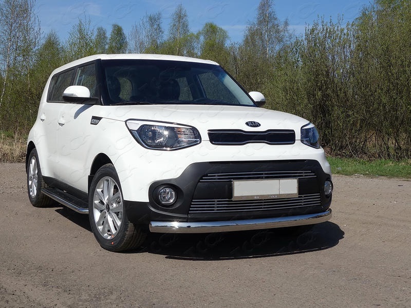 Защита переднего бампера Kia Soul III 2019-2023