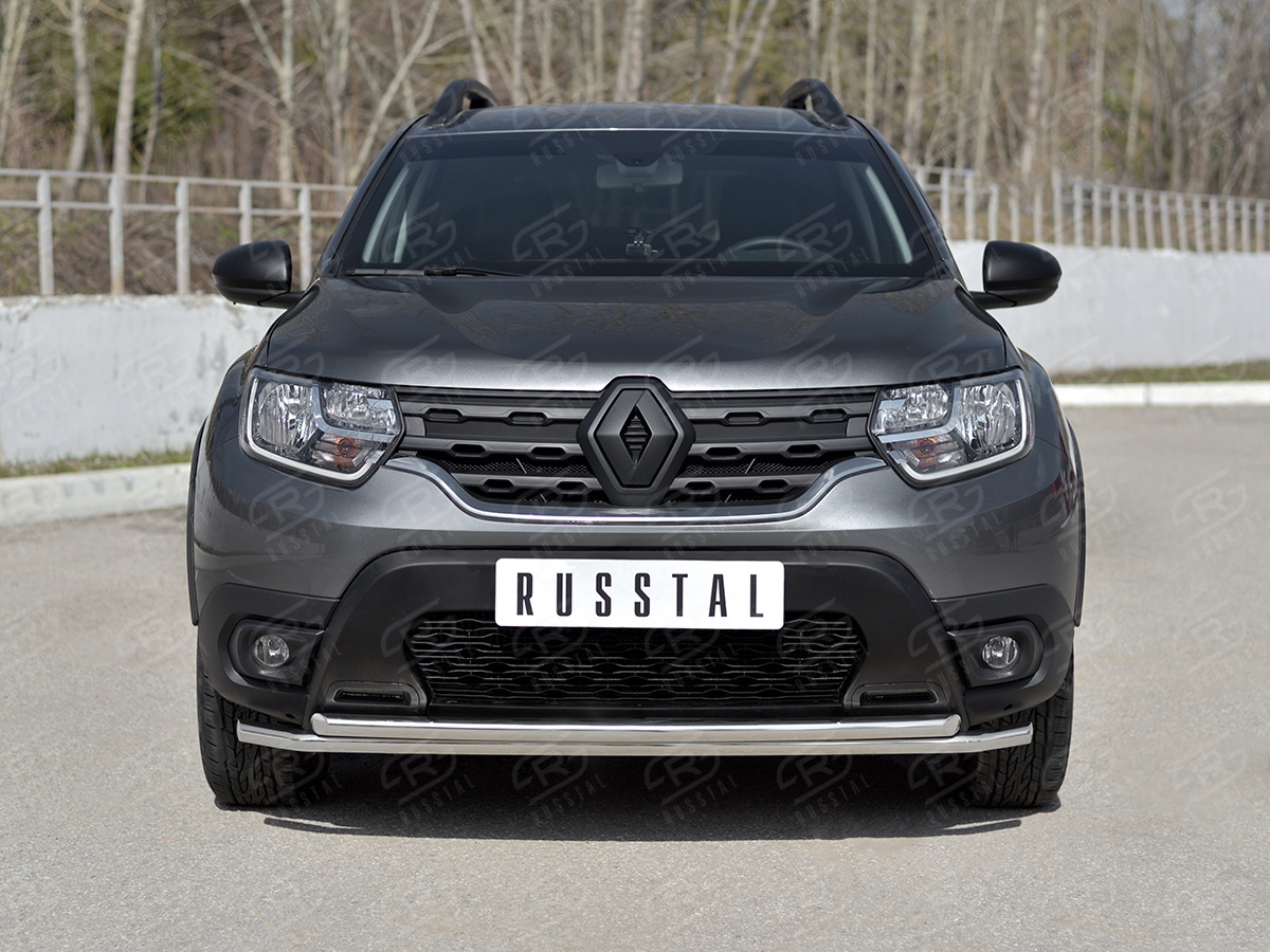 Защита переднего бампера RENAULT Duster (Рено Дастер) с 2021 года