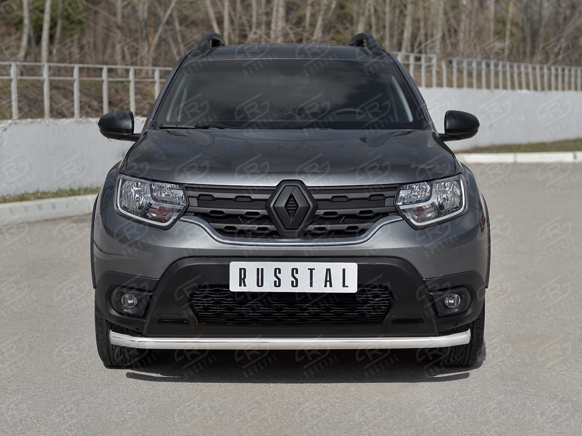 Защита переднего бампера RENAULT Duster (Рено Дастер) с 2021 года