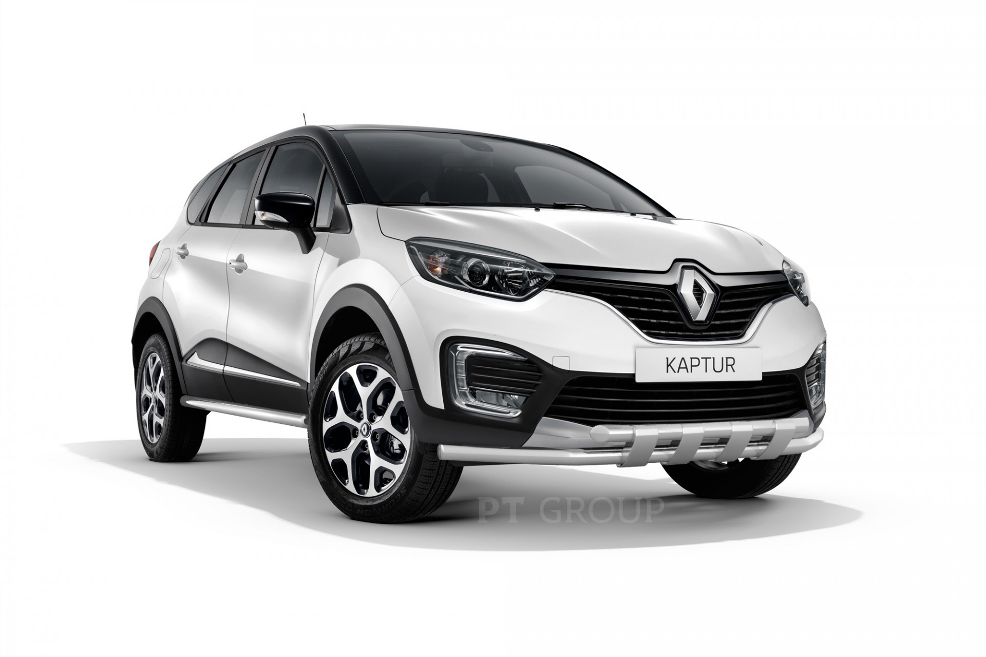 защита переднего бампера Renault Kaptur (Рено Каптур)