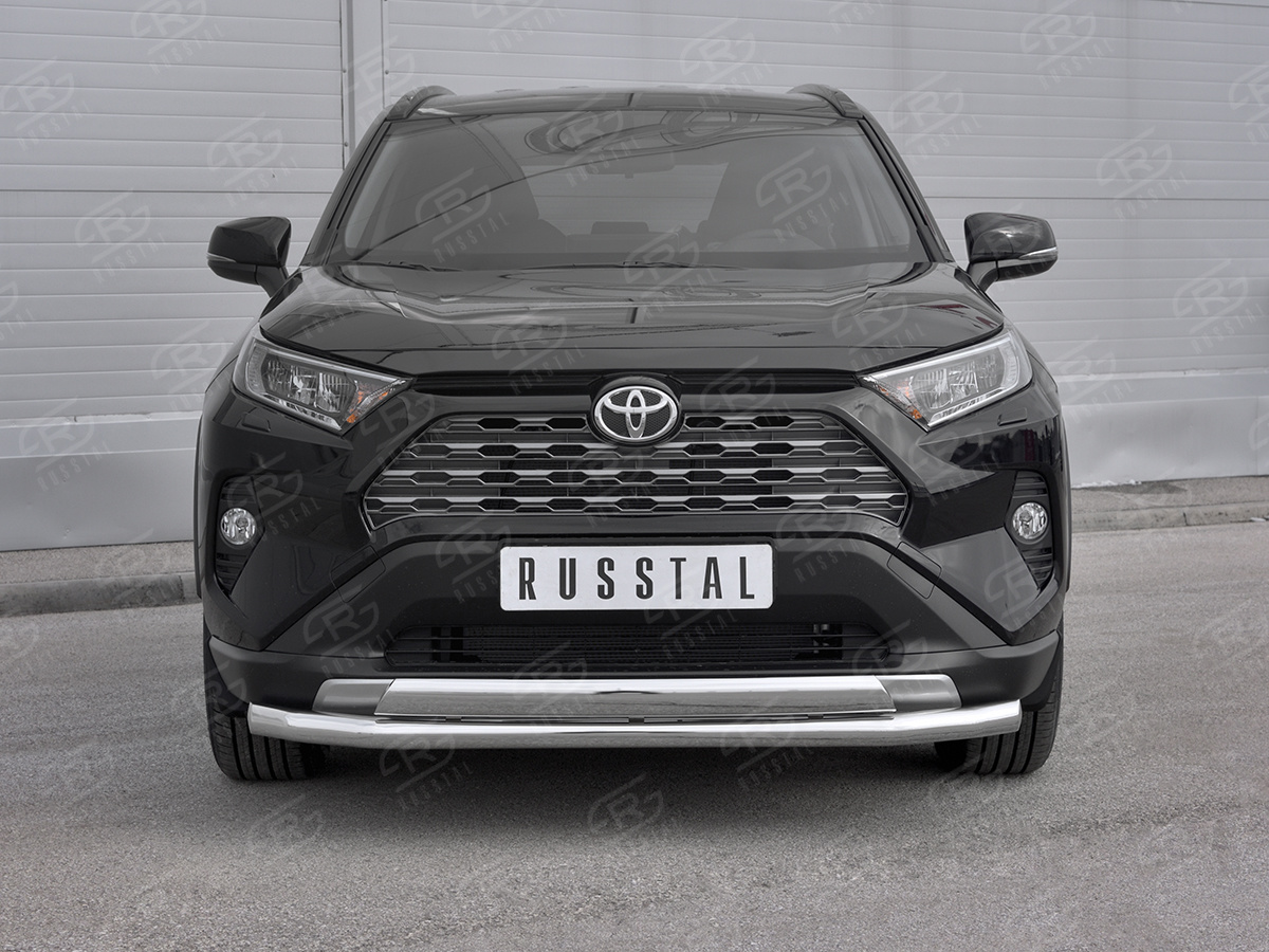 Защита переднего бампера TOYOTA Rav-4 (Тойота Рав 4) с 2019 года